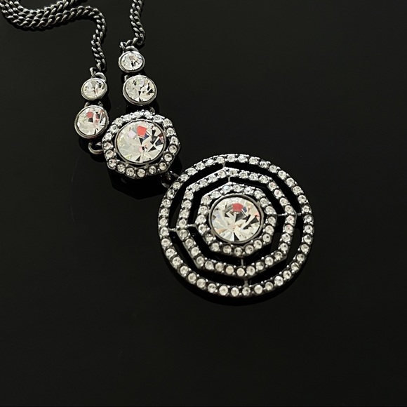 ✨Rare Signed VTG Givenchy Rhinestones Necklace - Picture 2 of 4